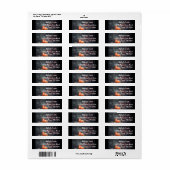 Aangepaste aangepaste halloween etiket (Full Sheet)
