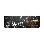 Aangepaste aangepaste halloween etiket (Voorkant)