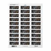 Aangepaste aangepaste halloween etiket (Full Sheet)