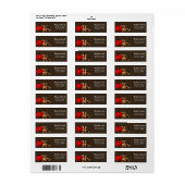 Aangepaste aangepaste halloween-rij met Moon Label (Full Sheet)