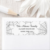 Aangepaste aangepaste halloween Spiderweb Etiket (Insitu)