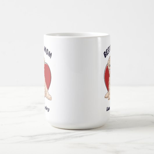 Aangepaste aangepaste Havanese Puppy Dog mam-tekst Koffiemok (Center)