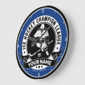 Aangepaste aangepaste Ice Hockey Team Player Athle Grote Klok (Hoek)
