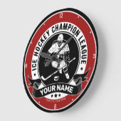 Aangepaste aangepaste Ice Hockey Team Player Athle Grote Klok (Hoek)
