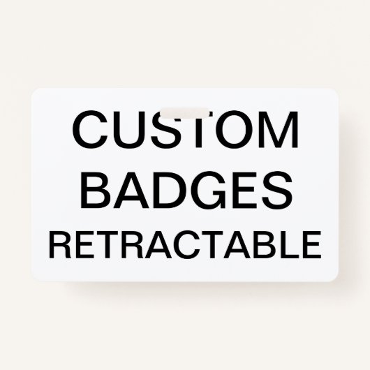 Aangepaste, aangepaste, intrekbare CLIP BADGE (Voorkant)