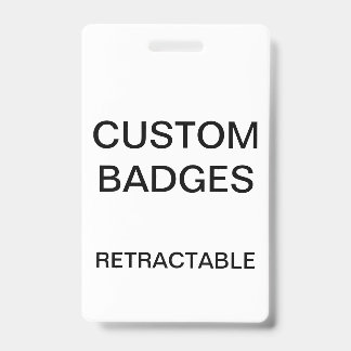 Aangepaste, aangepaste, intrekbare CLIP BADGE