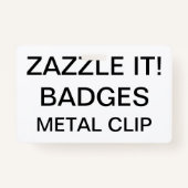 Aangepaste, aangepaste, intrekbare CLIP BADGE (Voorkant)