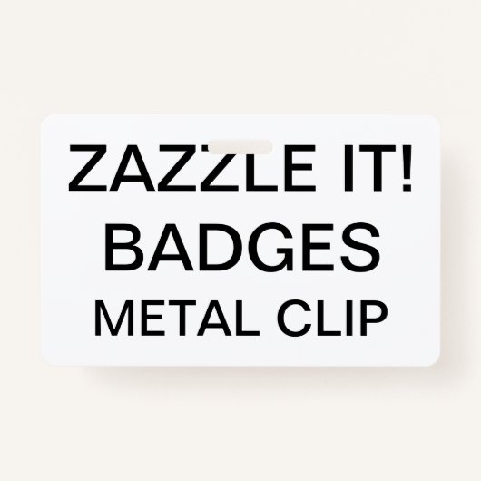Aangepaste, aangepaste, intrekbare CLIP BADGE (Voorkant)