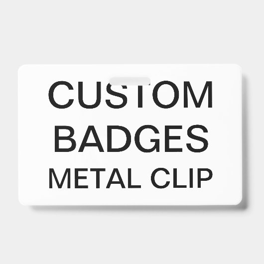 Aangepaste, aangepaste, intrekbare CLIP BADGE (Front)