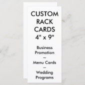 Aangepaste, aangepaste Kaart voor rackmontage: leg (Voorkant / Achterkant)