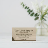 Aangepaste aangepaste kasten en Millwork Visitekaartje (Staand voorkant)