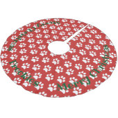 Aangepaste, aangepaste kerstboomrand afdrukken kerstboom rok (Gekanteld)