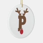 Aangepaste, aangepaste kerstversiering met de lett keramisch ornament (Rechts)