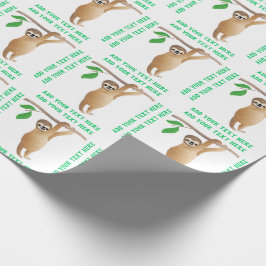 Aangepaste aangepaste kleur voor baby-sleuf cadeaupapier