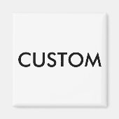 Aangepaste, aangepaste koelkast Magnet Blank (Voorkant)