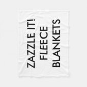 Aangepaste, aangepaste lege tapebanket met ventila fleece deken (Voorkant)