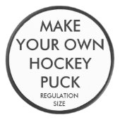 Aangepaste, aangepaste maat voor hockey Puck (Voorkant)