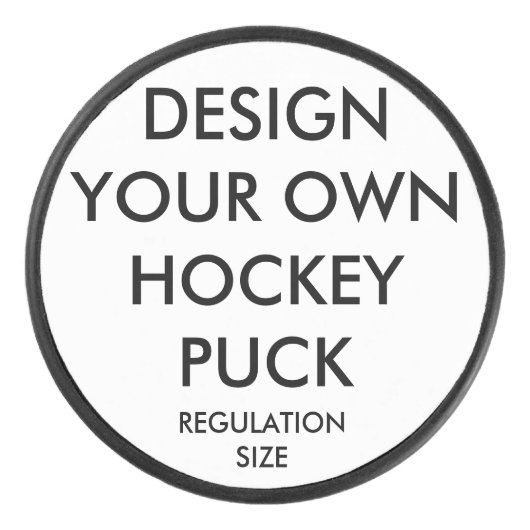 Aangepaste, aangepaste maat voor hockey Puck (Voorkant)