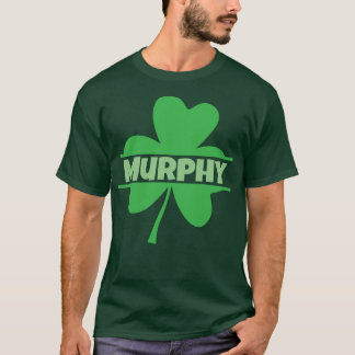 Aangepaste, aangepaste naam, groene Shamrock T-shirt