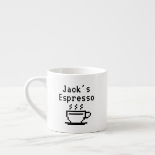 Aangepaste aangepaste naam kleine espresso bekermo espresso kop