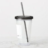 Aangepaste aangepaste naam tumbler acryl drinkbeker (Links)
