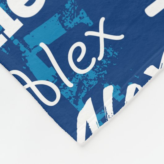 Aangepaste aangepaste naam voor Alex Fleece Deken (Hoek)