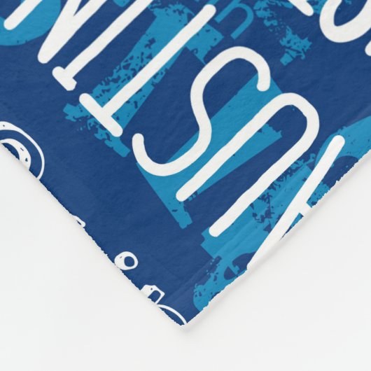 Aangepaste aangepaste naam voor Austin Fleece Deken (Hoek)