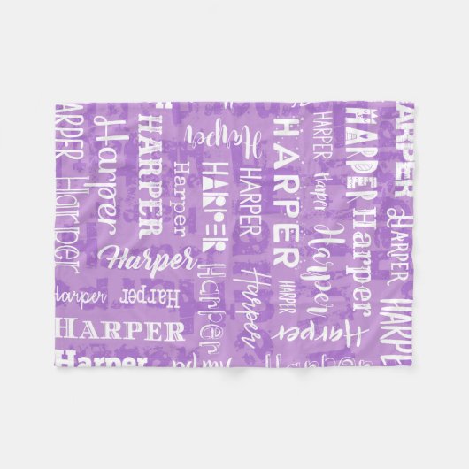 Aangepaste aangepaste naam voor Harper Fleece Deken (Voorkant (Horizontaal))