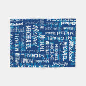 Aangepaste aangepaste naam voor Michael Fleece Deken (Voorkant (Horizontaal))