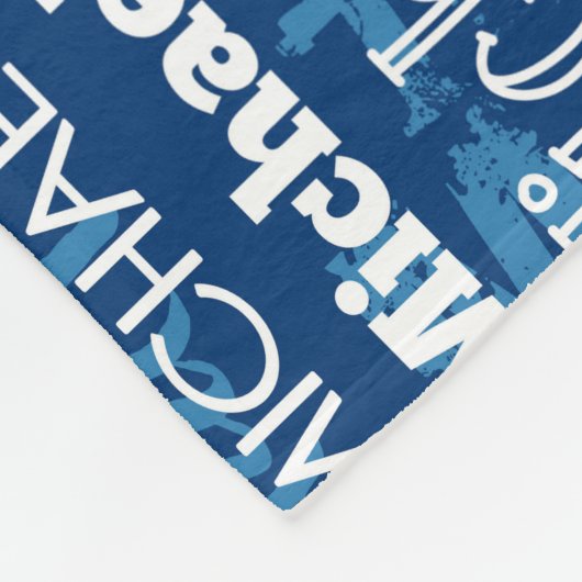 Aangepaste aangepaste naam voor Michael Fleece Deken (Hoek)