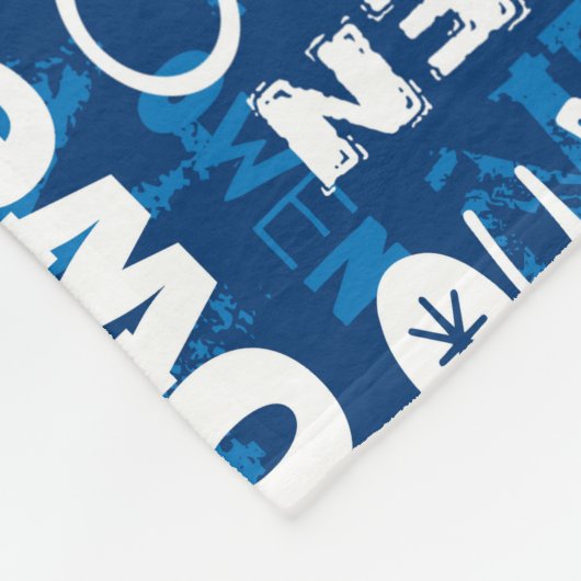 Aangepaste aangepaste naam voor Owen Fleece Deken (Hoek)