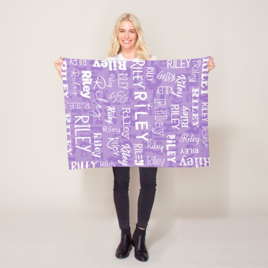 Aangepaste aangepaste naam voor Riley Fleece Deken (In situ)