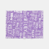 Aangepaste aangepaste naam voor Riley Fleece Deken (Voorkant (Horizontaal))
