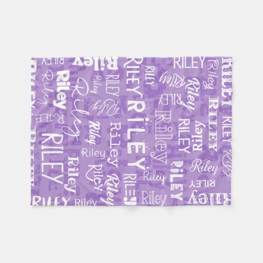 Aangepaste aangepaste naam voor Riley Fleece Deken (Voorkant (Horizontaal))