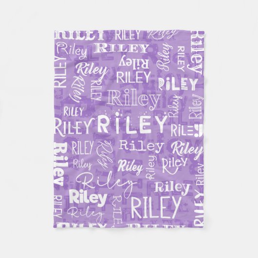 Aangepaste aangepaste naam voor Riley Fleece Deken (Voorkant)