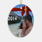 Aangepaste aangepaste naamgeving 2014 bevestigen keramisch ornament (Rechts)