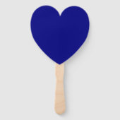 Aangepaste, aangepaste, NAVY HEART WEDDING FANS Handwaaier (Achterkant)