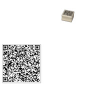 Aangepaste aangepaste Rubberstempel voor je QR-cod (Gestempeld)