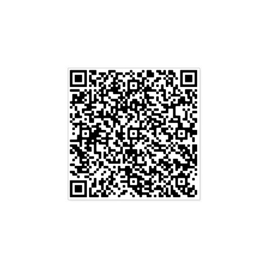 Aangepaste aangepaste Rubberstempel voor je QR-cod (Afrduk)