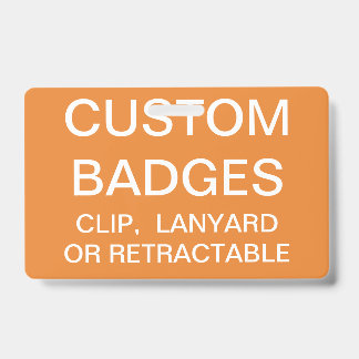 Aangepaste, aangepaste Sjabloon voor LANYARD BADGE