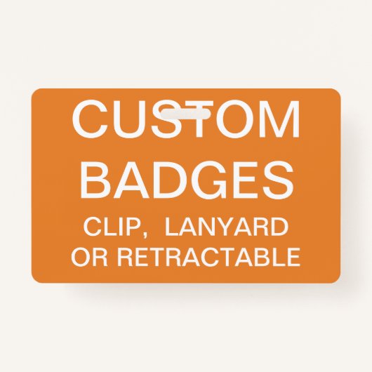 Aangepaste, aangepaste Sjabloon voor LANYARD BADGE (Voorkant)