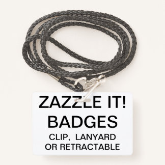 Aangepaste, aangepaste Sjabloon voor LANYARD BADGE