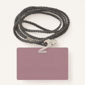 Aangepaste, aangepaste Sjabloon voor LANYARD BADGE (Achterkant met draagriem)