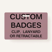 Aangepaste, aangepaste Sjabloon voor LANYARD BADGE (Voorkant)