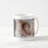 Aangepaste aangepaste woning voor geluid Twee foto Koffiemok (Voorkant rechts)