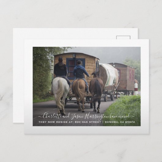 Aangepaste aankondiging foto verplaatsen (Voorkant / Achterkant)