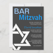 Aangepaste aankondigingen van de moderne Bar Mitzv (Voorkant)