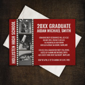 Aangepaste aankondigingen voor fotografie [rood]