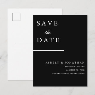 Aangepaste aankondigingskaart voor 'Save the Date'