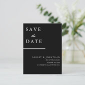 Aangepaste aankondigingskaart voor 'Save the Date' (Staand voorkant)